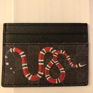 Gucci Snake Cardholder